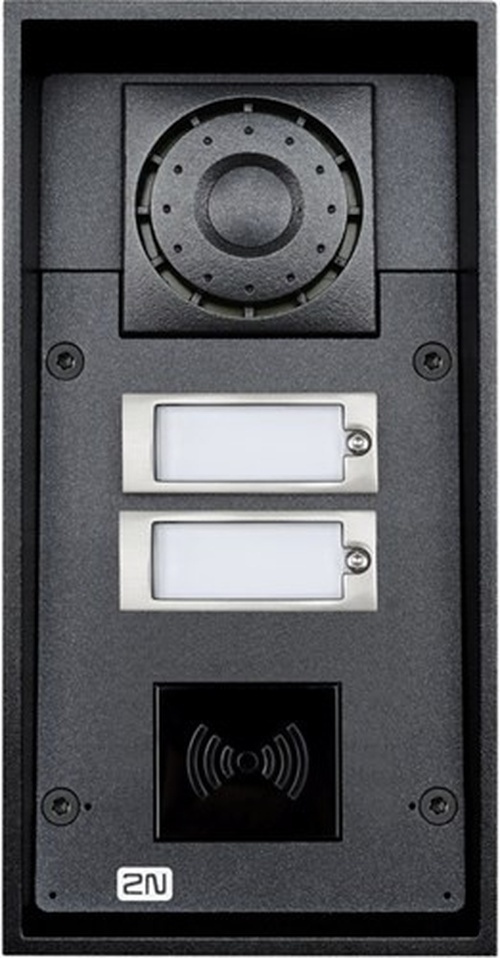 2N 2N IP Force Intercom met 2 Knoppen en Kaartlezer-voorbereiding
