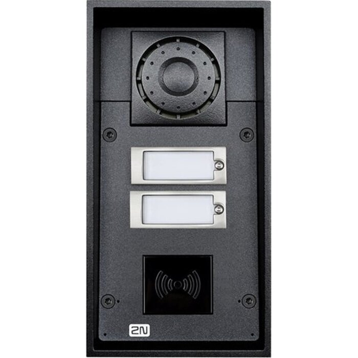 2N 2N IP Force Intercom met 2 Knoppen en Kaartlezer-voorbereiding