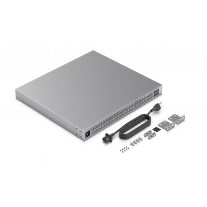 Ubiquiti Ubiquiti UniFi Switch Pro Max 48 PoE - 720W - 48-poorts Layer 3 switch met Etherlighting & 2.5GbE
