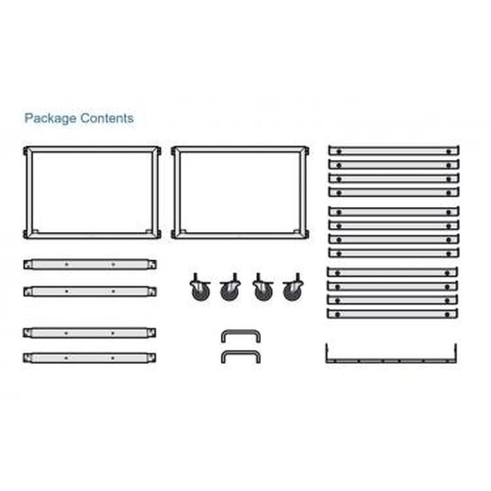 Ubiquiti Ubiquiti Toolless Mini Rack 6U - Verrijdbare 19-inch Serverkast