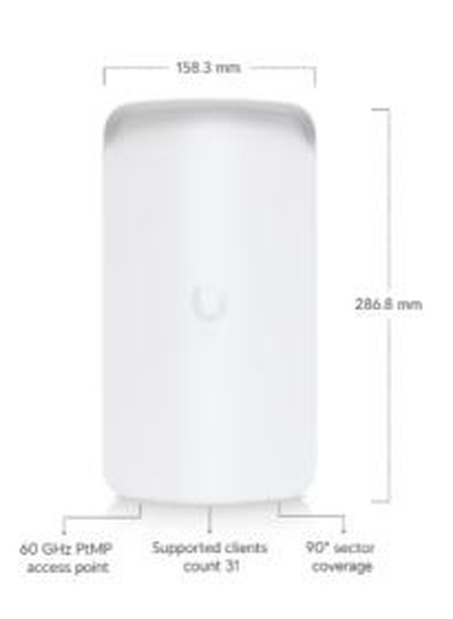 Ubiquiti Ubiquiti UISP Wave-AP 60GHz PtMP Access Point met 5GHz Back-up