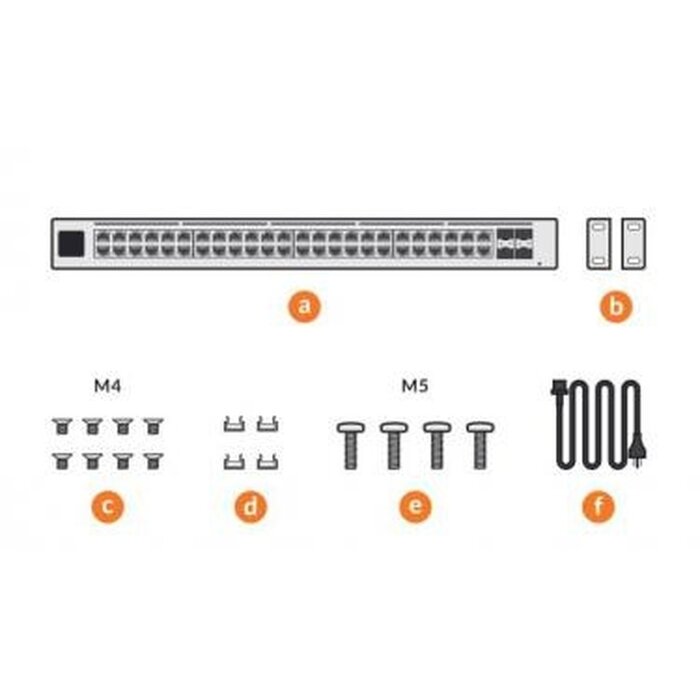 Ubiquiti Ubiquiti UniFi Switch Enterprise 48 PoE - 48x 2.5GbE, 4x 10G SFP+, 720W