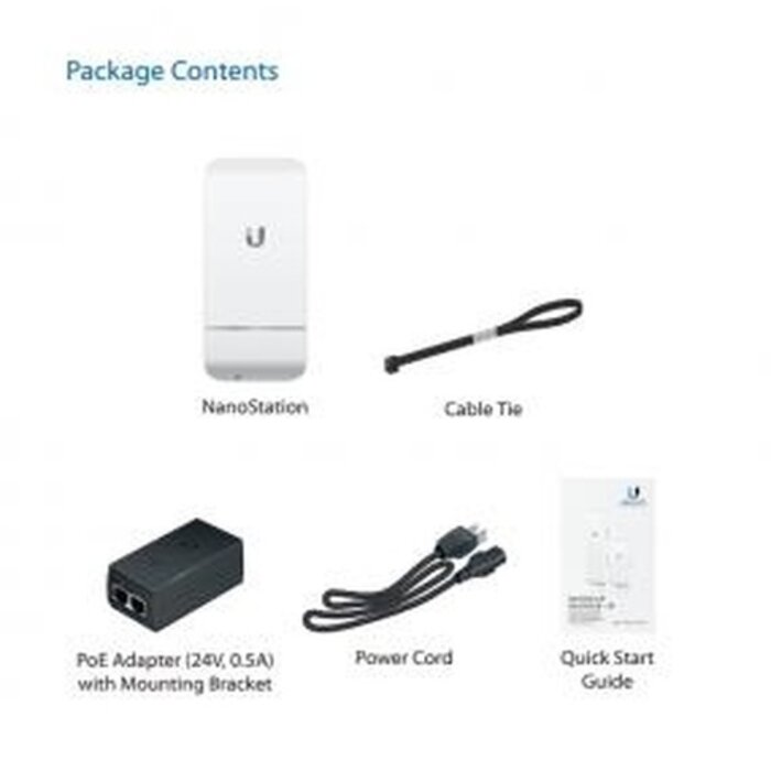 Ubiquiti Ubiquiti airMAX NanoStation M2 loco Draadloze Bridge