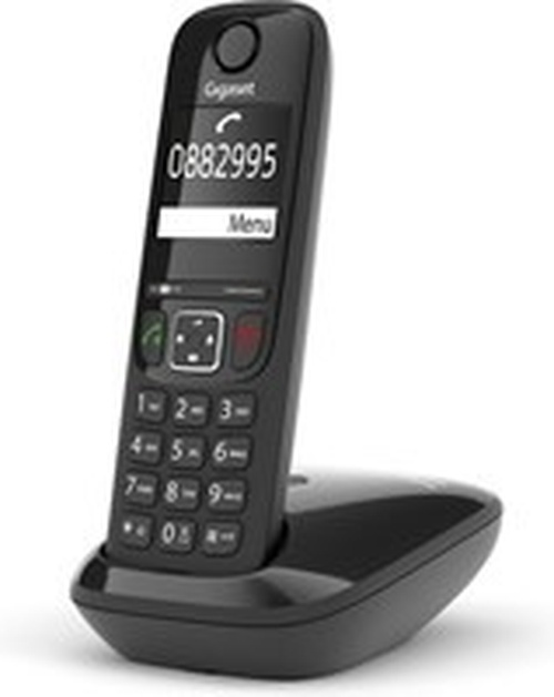 Gigaset Gigaset AS690 Draadloze DECT-Huistelefoon - Handsfree, Nummerblokkering & Verlicht Display - Zwart