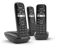 Gigaset Gigaset AS690 TRIO DECT Telefoonset - 3 Handsets - Zwart