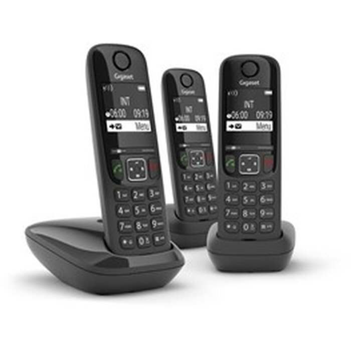 Gigaset Gigaset AS690 TRIO DECT Telefoonset - 3 Handsets - Zwart