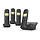Gigaset A270A Quattro DECT Telefoonset - 4 Handsets met Antwoordapparaat - Zwart