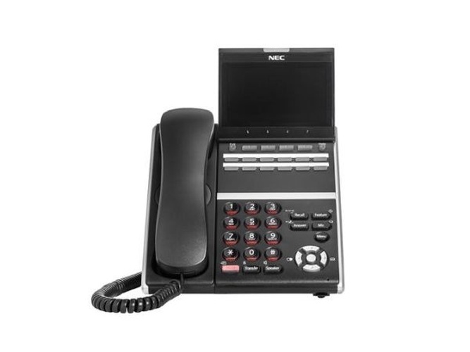 Nec NEC ITZ-12CG-3P(BK)TEL IP-Telefoon - 12 toetsen - Kleurenscherm - PoE