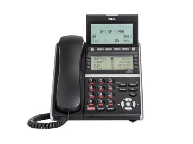 Nec NEC ITZ-8LDG-3P Bureautelefoon - 8 Toetsen & Gigabit PoE