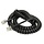 Yealink Hoornsnoer Krulsnoer Zwart voor SIP-T4X, T4S en T5x Series
