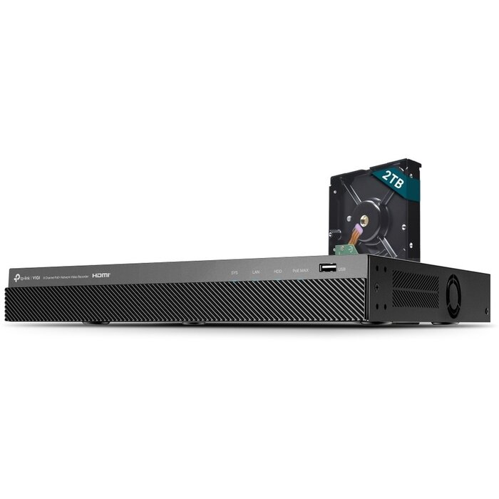 TP-Link TP-Link VIGI NVR2008H-8MP 8-kanaals 4K NVR