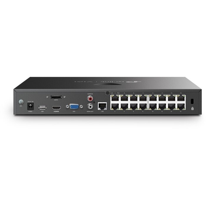 TP-Link TP-Link VIGI NVR2016H-16MP 16-kanaals PoE+ NVR - 4K, H.265+