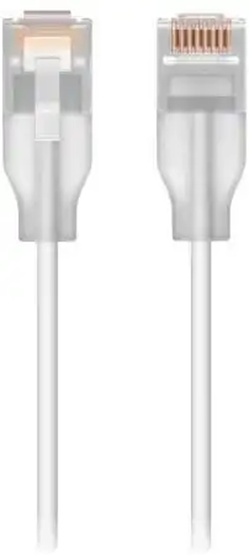 Ubiquiti Ubiquiti UniFi Etherlighting Patchkabel 15cm Wit - Ultra-dunne Cat6 Nano Netwerkkabel