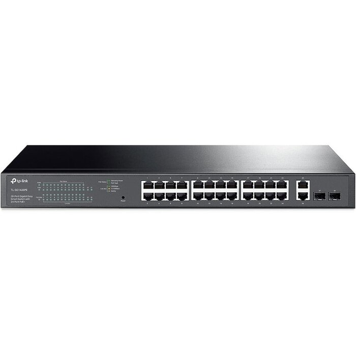 TP-Link TP-Link TL-SG1428PE 28-Poorts Gigabit Smart Switch (24x PoE+, 250W, 2x SFP)