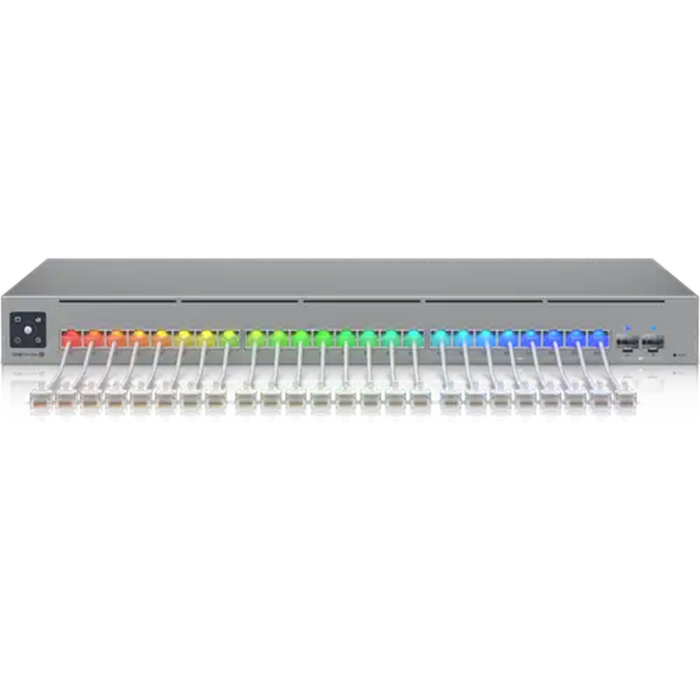 Ubiquiti Ubiquiti UniFi Etherlighting Patchkabel Cat6 30cm - Wit - Ultra-dun