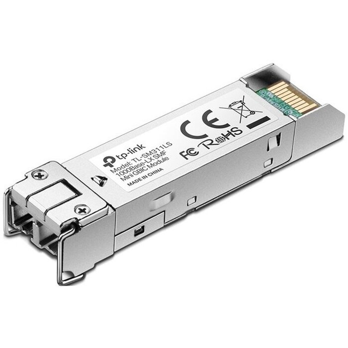 TP-Link TP-Link TL-SM311LS Gigabit SFP Module - Single-mode Fiber 20km, 1310nm, LC-connector