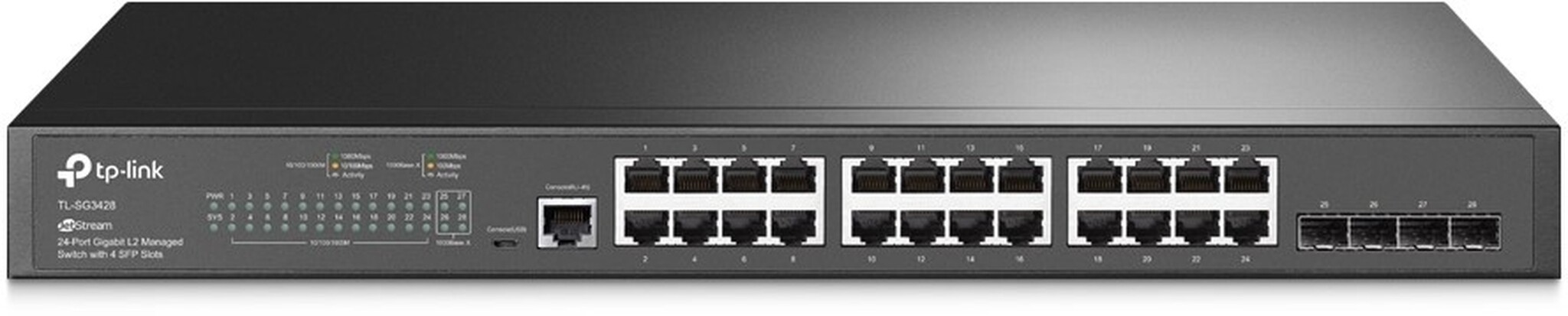 TP-Link TP-Link Omada SG3428 24-Poorts Gigabit Switch met 4x Gigabit SFP Uplinks