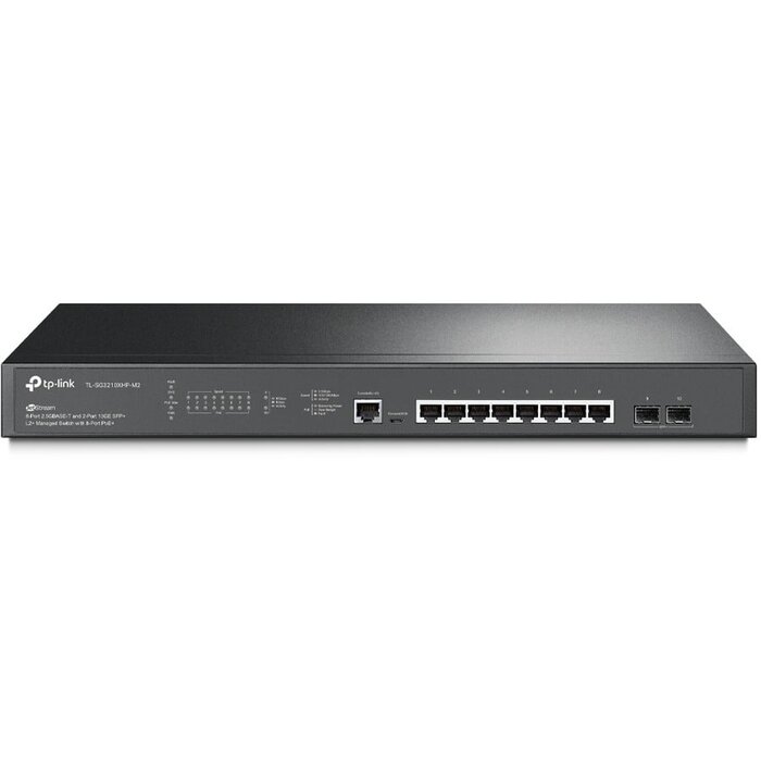 TP-Link TP-Link Omada SG3210XHP-M2 8-Poorts 2.5G PoE+ Switch met 10G Uplinks