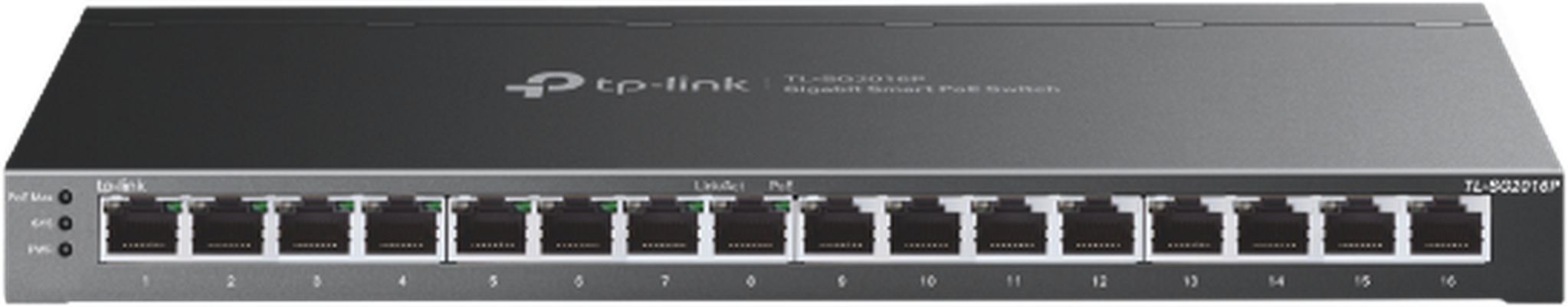 TP-Link TP-Link Omada SG2016P 16-Poorts Gigabit Smart Switch met 8x PoE+ (120W) en Cloudbeheer