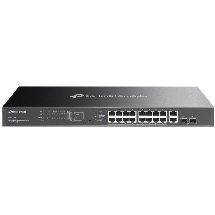 TP-Link TP-Link Omada ES220GMP Gigabit Smart PoE+ Switch (250W, 18x RJ45, 2x SFP)