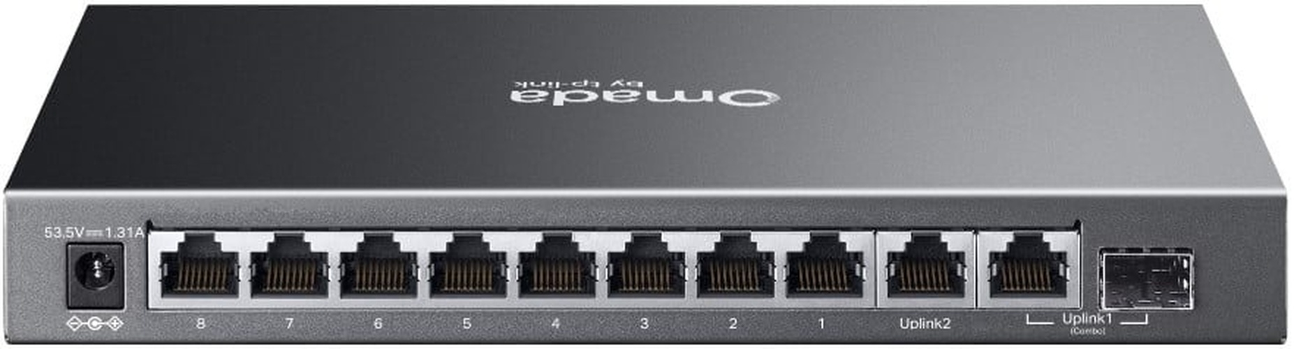 TP-Link TP-Link ES210GP 10-Poorts Gigabit Managed Switch met 8x PoE+ en 1 Combo SFP-poort