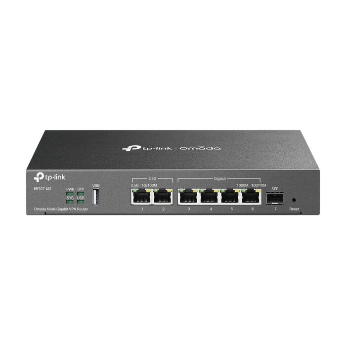 TP-Link TP-Link Omada ER707-M2 Multi-Gigabit VPN Router met 2x 2.5G Poorten & SDN