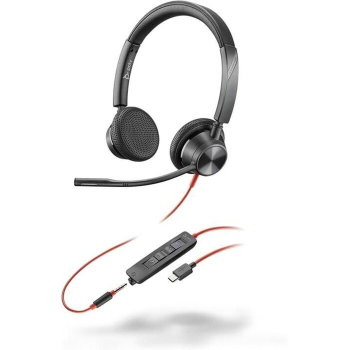 HP HP Blackwire 3325 Stereo Headset - USB-A & 3.5mm - Ruisonderdrukkend