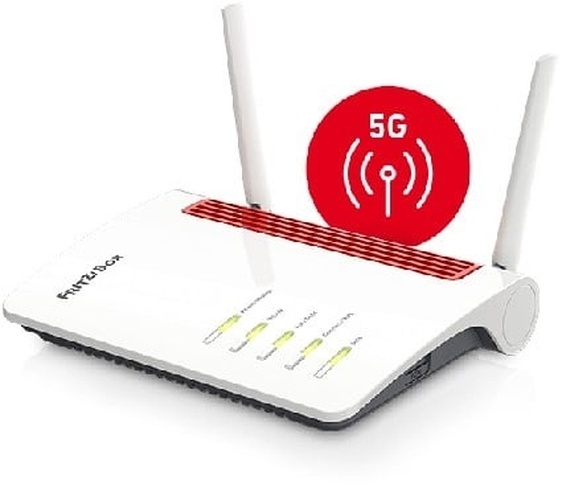 AVM AVM FRITZ!Box 6850 5G Router - Mesh Wi-Fi met 5G/4G Modem en DECT-telefooncentrale