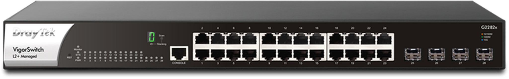 Draytek DrayTek VigorSwitch G2282x Layer 2+ Managed Switch - 24x Gigabit & 4x 10G SFP+