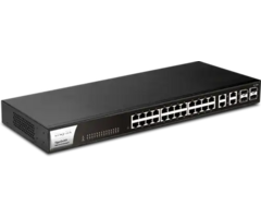 Draytek DrayTek VigorSwitch G1282 - 24-Poorts Gigabit PoE+ Managed Switch