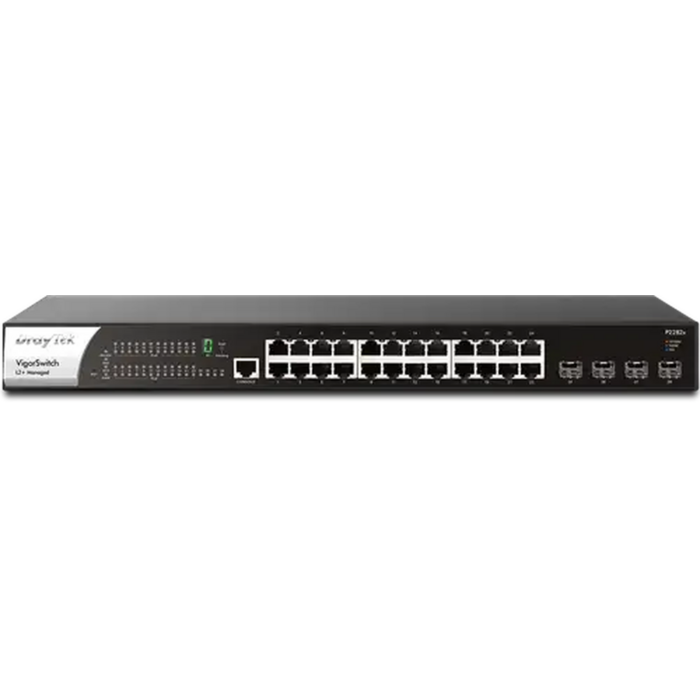 Draytek DrayTek VigorSwitch P2282x Managed PoE+ Switch - 24x Gigabit, 4x 10G SFP+ (400W)