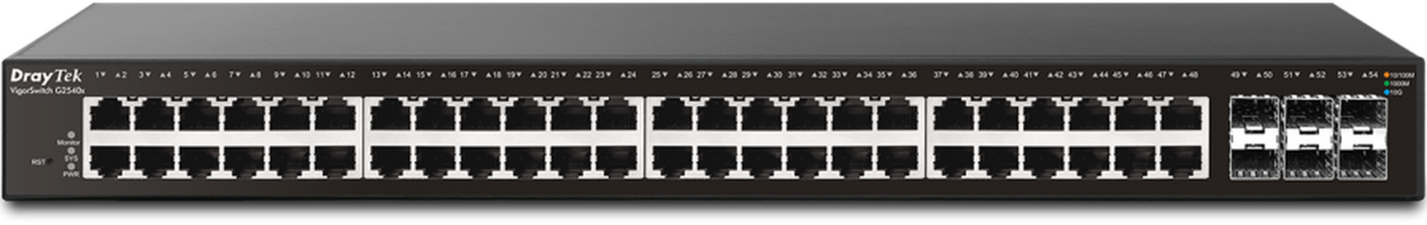 Draytek Draytek VigorSwitch G2540xs - 40x Gigabit Managed Switch met 4x 10G SFP+ Uplinks