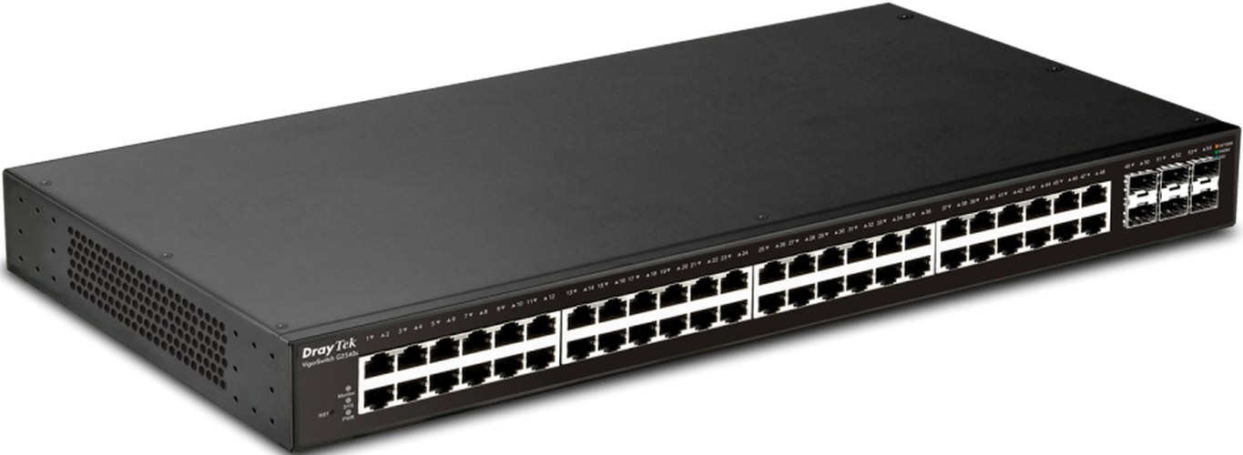 Draytek Draytek VigorSwitch G2540xs - 40x Gigabit Managed Switch met 4x 10G SFP+ Uplinks
