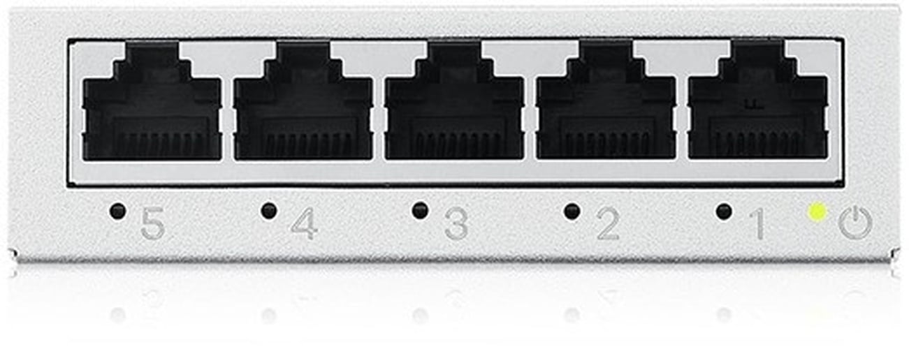 Zyxel Zyxel GS-105B v5 5-Poorts Gigabit Desktop Switch - Metalen Behuizing met QoS