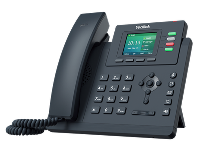 Yealink Yealink T33G VoIP Bureautelefoon - 4 Lijnen, Gigabit & PoE