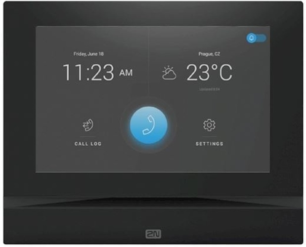 2N 2N Indoor View Wi-Fi Intercom Monitor - 7 inch Touchscreen - Zwart