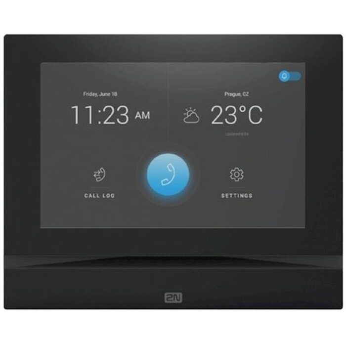 2N 2N Indoor View Wi-Fi Intercom Monitor - 7 inch Touchscreen - Zwart