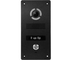 Robin Robin SlimLine SIP Video Intercom Inbouw Zwart