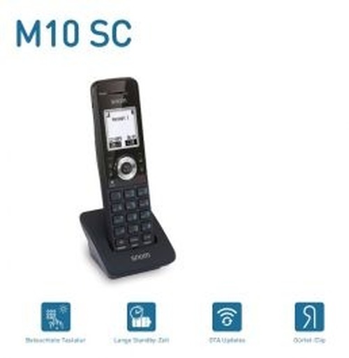 SNOM Snom M10 Draadloze DECT Bureautelefoon - Zwart