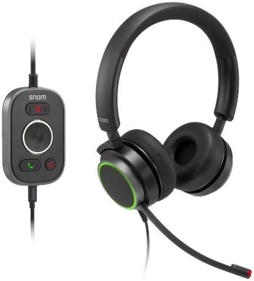 SNOM Snom A330D Binaural USB Headset met Noise-Cancelling