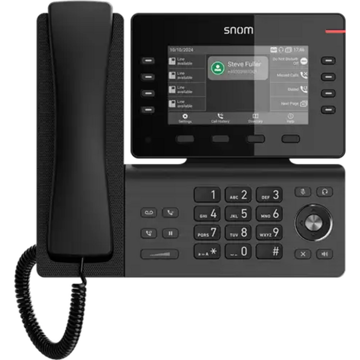 SNOM Snom D812 Professionele IP-Telefoon met 5 inch Kleurendisplay