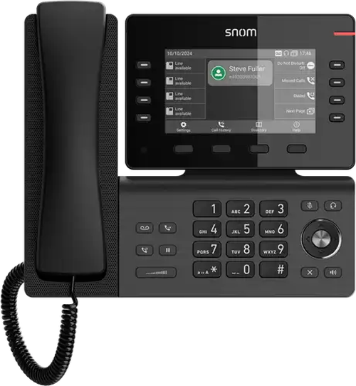 SNOM Snom D812 Professionele IP-Telefoon met 5 inch Kleurendisplay