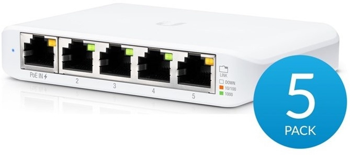 Ubiquiti Ubiquiti UniFi Switch Flex Mini 5-Pack - 5x Managed Gigabit Switch