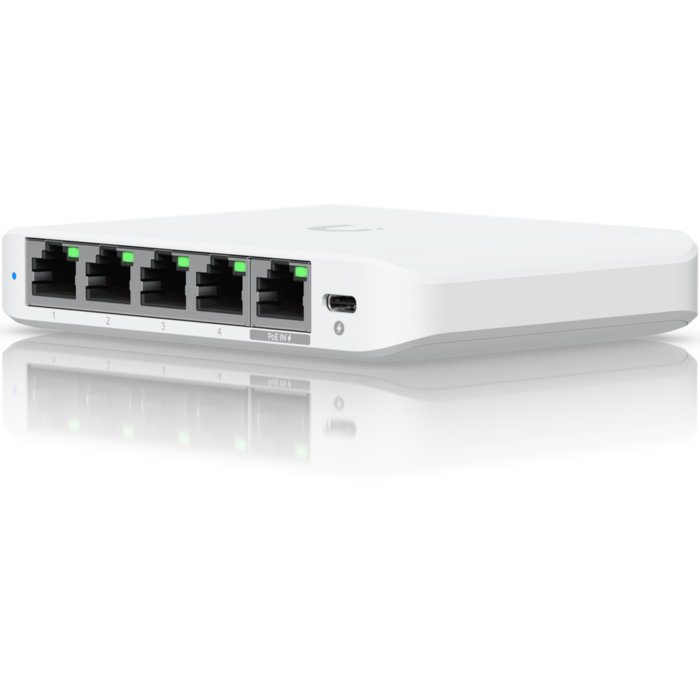Ubiquiti Ubiquiti UniFi Flex Mini 2.5G - 5-Poorts Managed Switch (USW-Flex-2.5G-5)