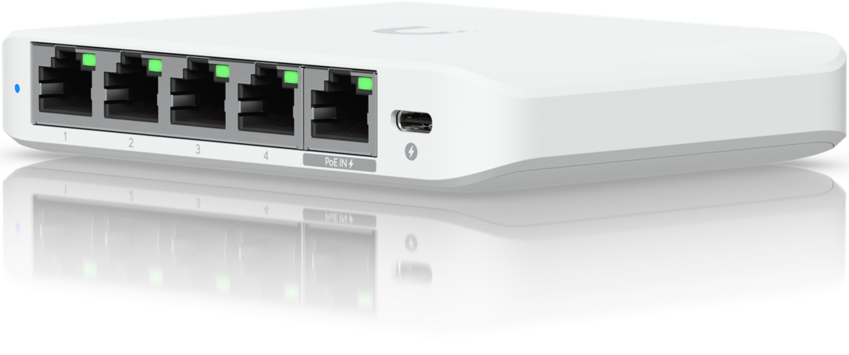 Ubiquiti Ubiquiti UniFi Flex Mini 2.5G - 5-Poorts Managed Switch (USW-Flex-2.5G-5)