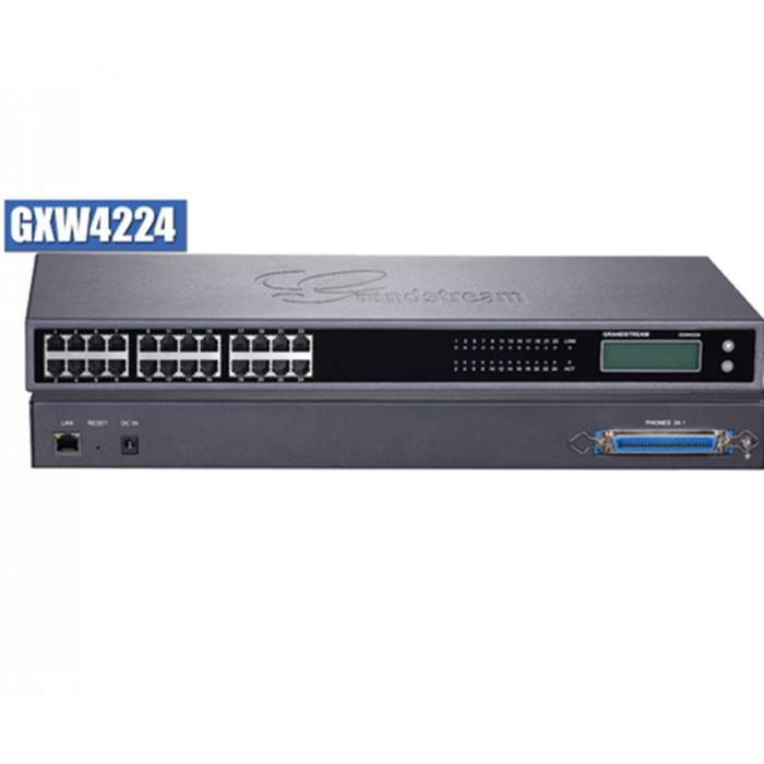 Grandstream Grandstream GXW4224 VoIP Gateway - 24 FXS poorten, Gigabit, HD Audio