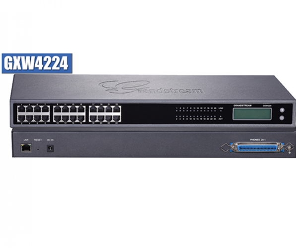 Grandstream Grandstream GXW4224 V2 VoIP Gateway - 24 FXS Poorten & Gigabit