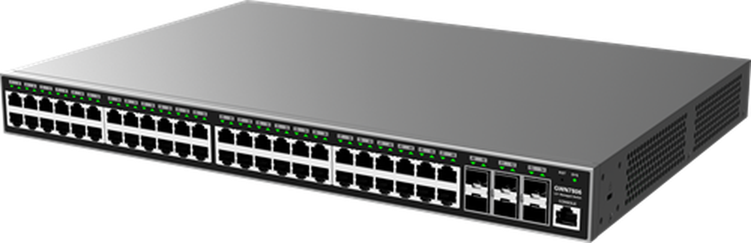Grandstream Grandstream GWN7813P Layer 3 Multi-Gigabit 48-Poorts PoE Switch
