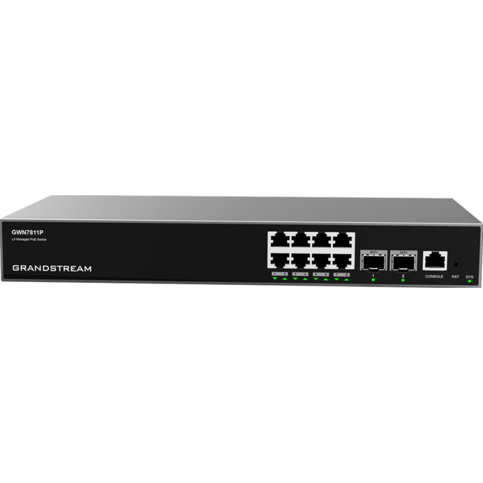 Grandstream Grandstream GWN7811P Layer 3 Gigabit PoE+ Managed Switch