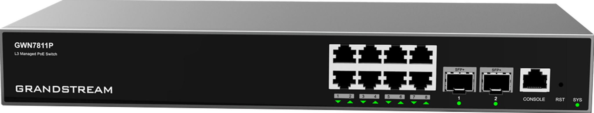 Grandstream Grandstream GWN7811P Layer 3 Gigabit PoE+ Managed Switch